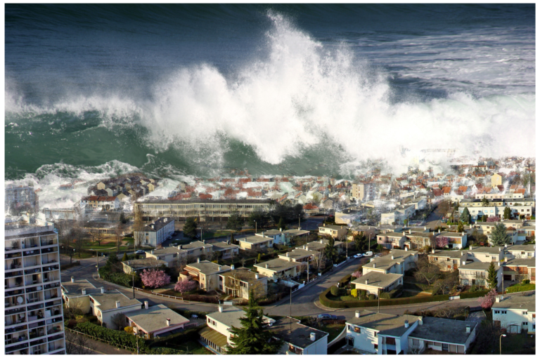 Exercice d'alerte tsunami de la Caribe Wave. Image d'illustration