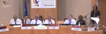 Un projet de loi voté par les élus de l'Assemblée de Martinique. © CTM