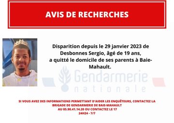 Un jeune homme recherché après sa disparition